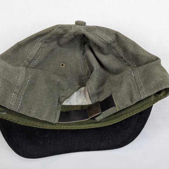 VTG Disney Mickey Outdoors Green Snapback 90's Hat Adult Embroidered Made in USA - Picture 3 of 4